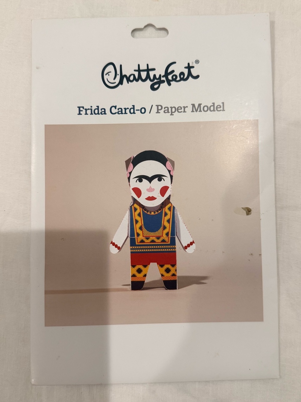 NEW⚡️ChattyFeet, Frida Kahlo Friday Card-O Paper Doll Model–Sold out online!